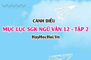 Mục lục SGK Ngữ Văn 12 tập 2 Cánh Diều